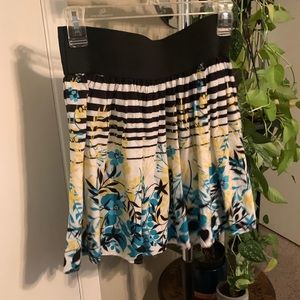 Floral skater skirt